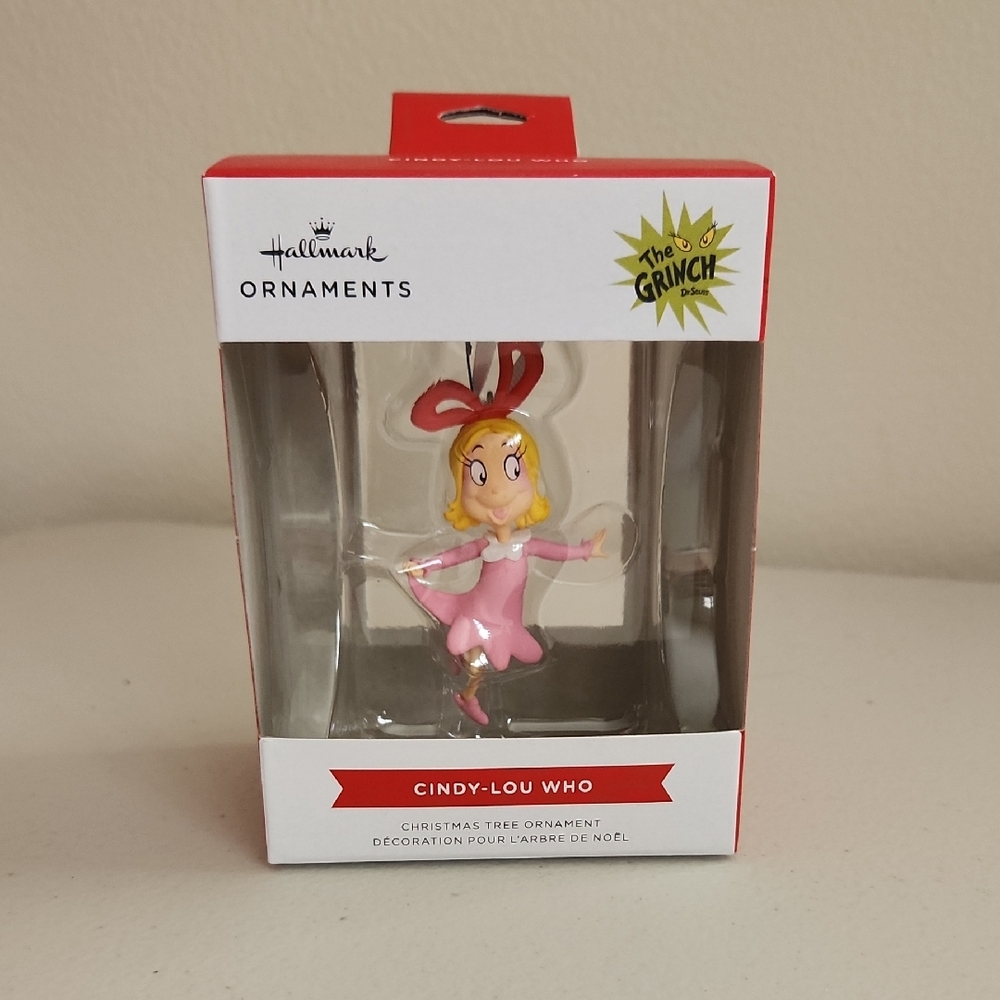 Hallmark Cindy-Lou Who Pink Ornament